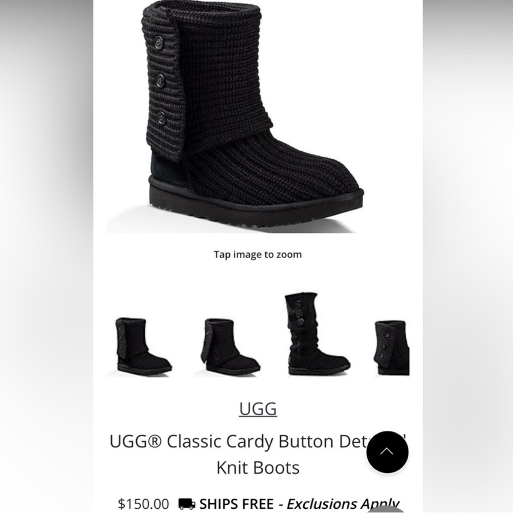 UGG Classic Cardy Button Boots